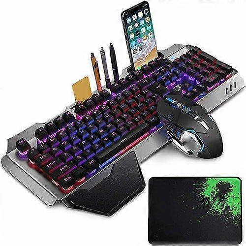 Wireless Rechargeable Gaming Keyboard and Mouse Combo for Ultimate Performance