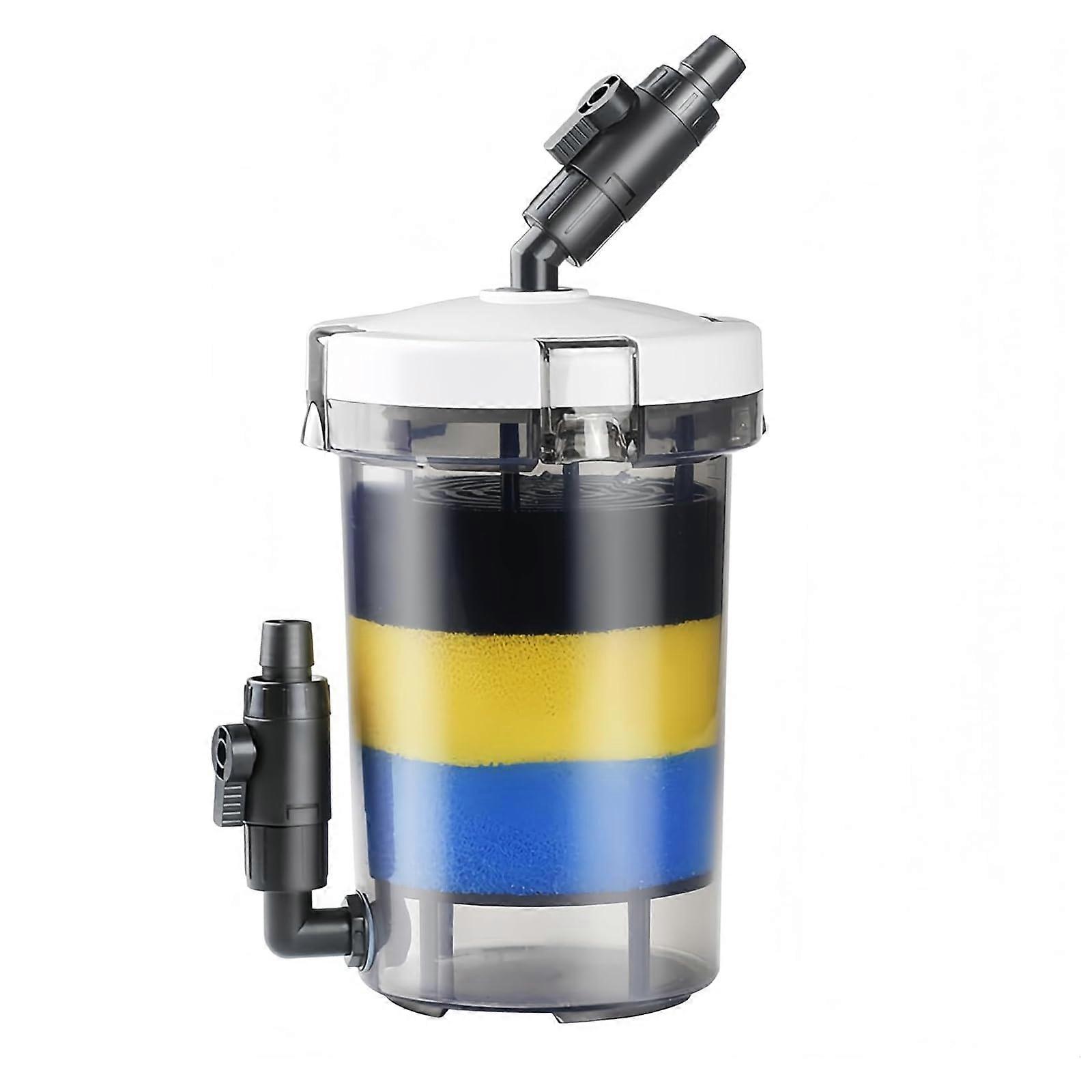 Aquarium Filter with UltraQuiet MultiLayer Filtration for Small to Medium Fish Tanks