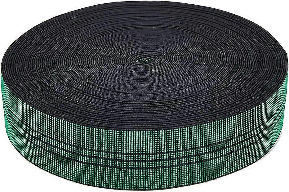 1.89" x 27.34Yd Elastic Webbing Band Furniture Repair Sofa Elastic Webbing Stretch Upholstery Webbing Flexible Chair Replacement Straps for Lawn Chair