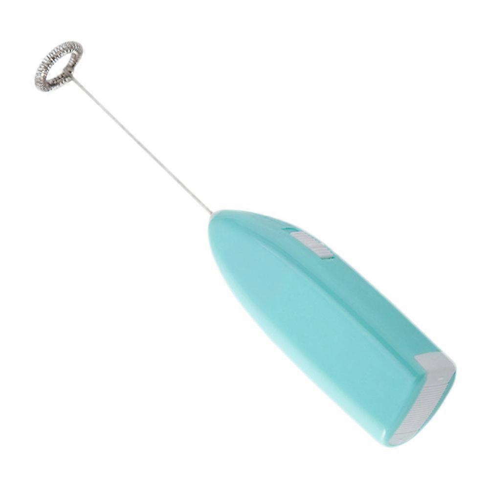 Sky-Blue Electric Egg Blender 2 Sets Designed For Household Users Coffee Lovers Adjustable Bubbler