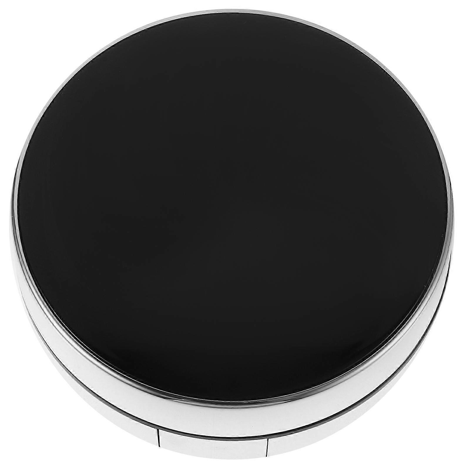 5Pcs Silver Cushion Foundation Cases for Cosmetic Powder Storage Plastic Material