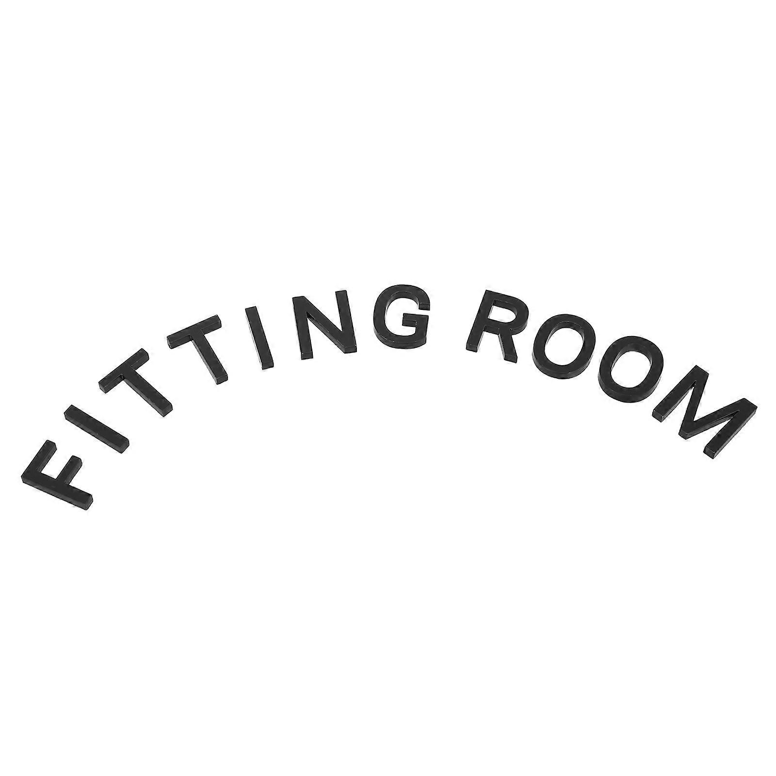 Stylish Acrylic Door Sign for Fitting Room Identification 1Set