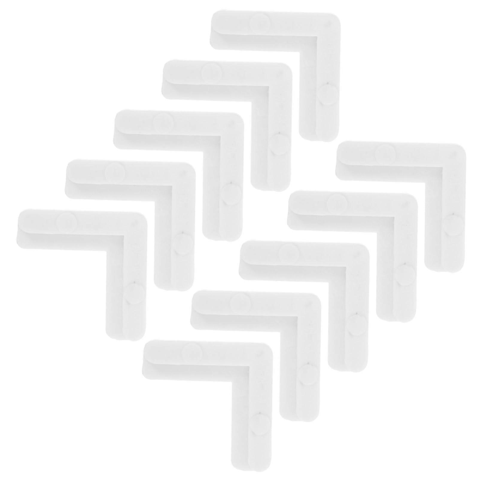 10pcs Window Screen Corner Brackets 90° Frame Connectors for Easy Replacement and Durable Fit