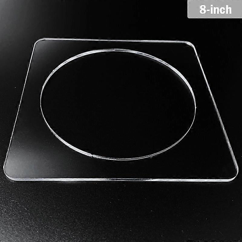 Clear Acrylic Round Cake Disk Square Discs Circle Base Boards Boards In Acrylic