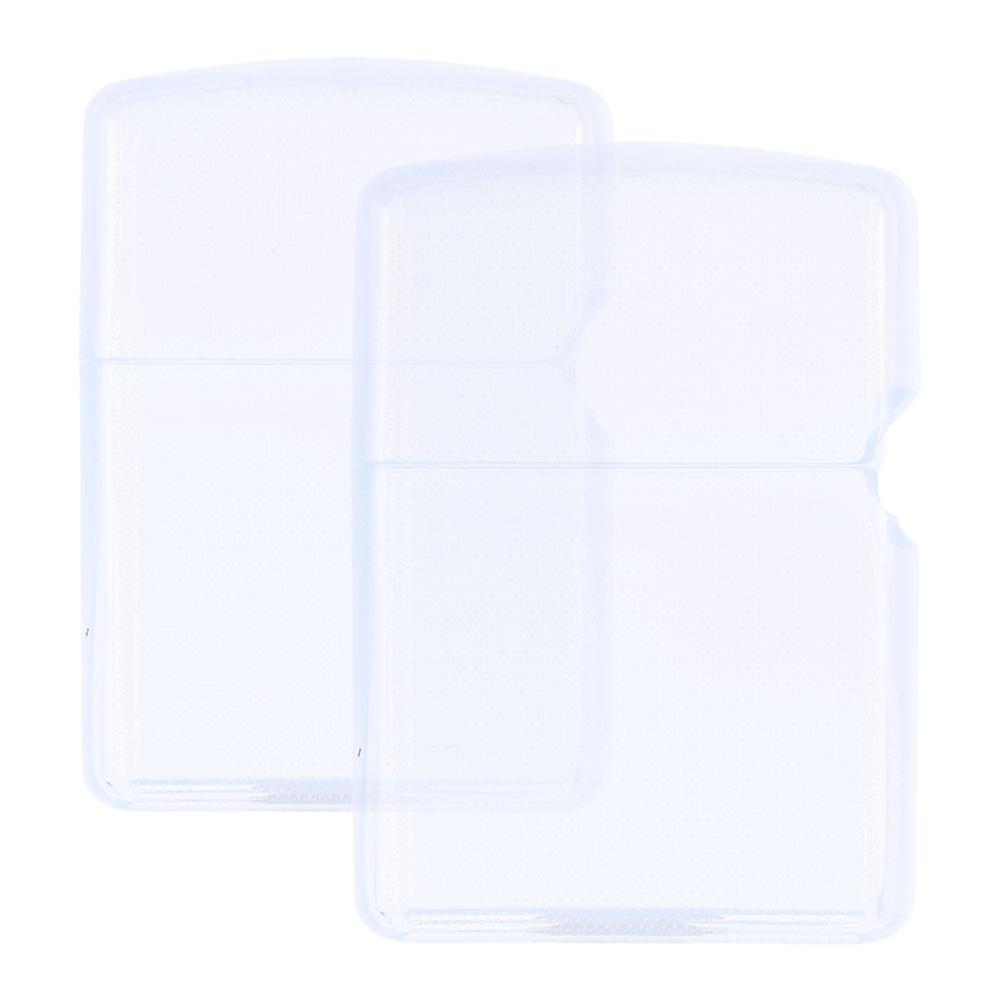 Waterproof Transparent Kerosene Lighter Cover for Protective Use 2Pcs