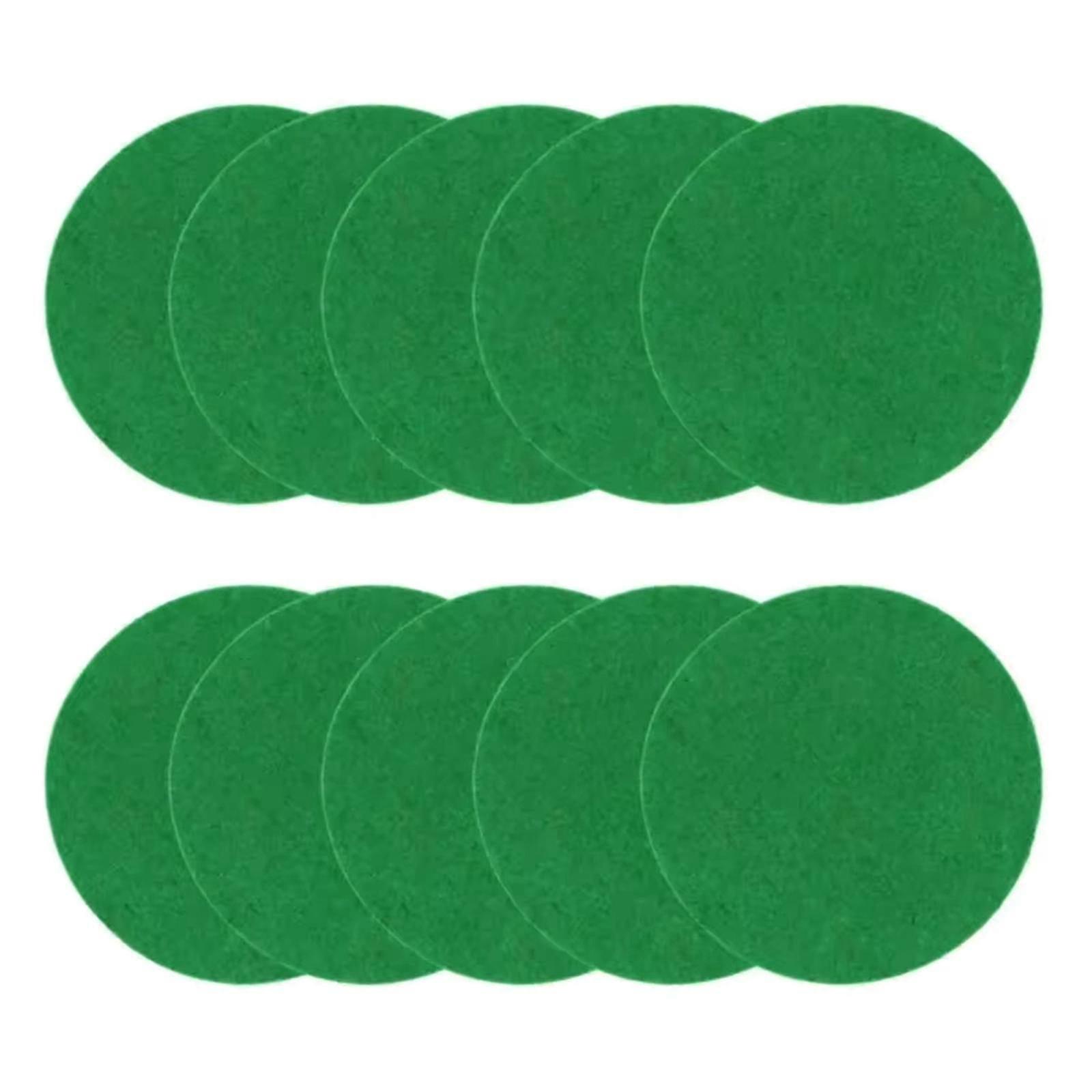 10Pcs Felt Sticker Replacement for Air Hockey Pushers