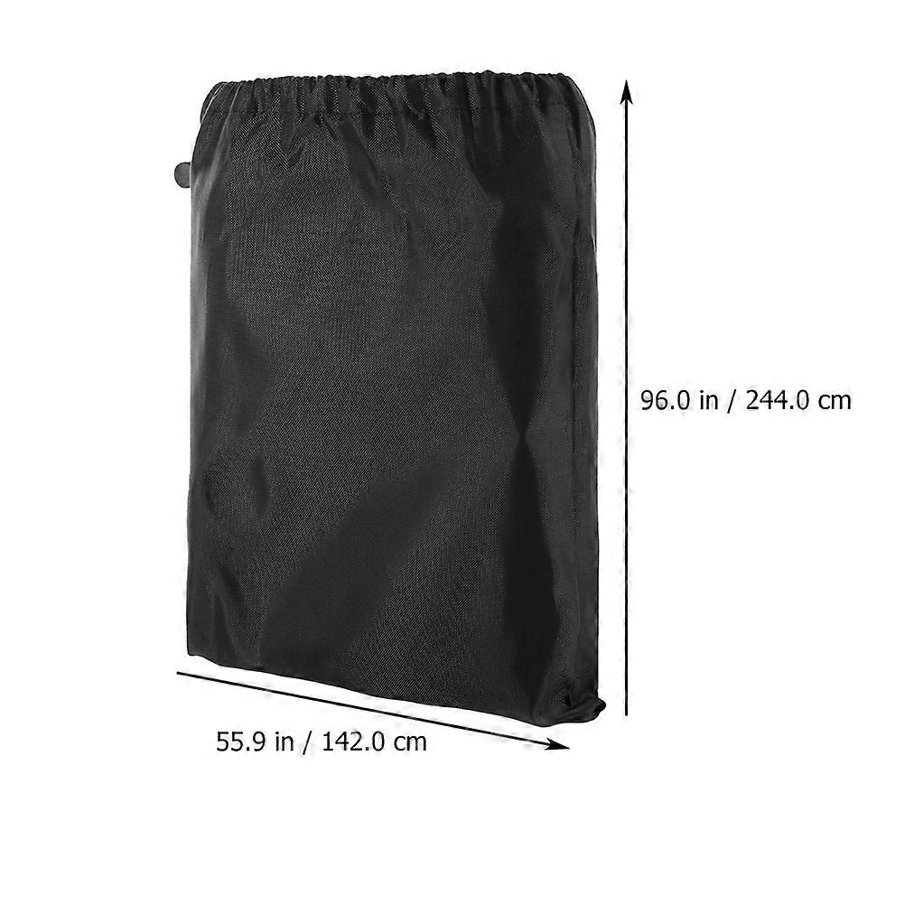 Garden Tidy Bag Black Rectangular Shape For Beach And Homeowners 1Set