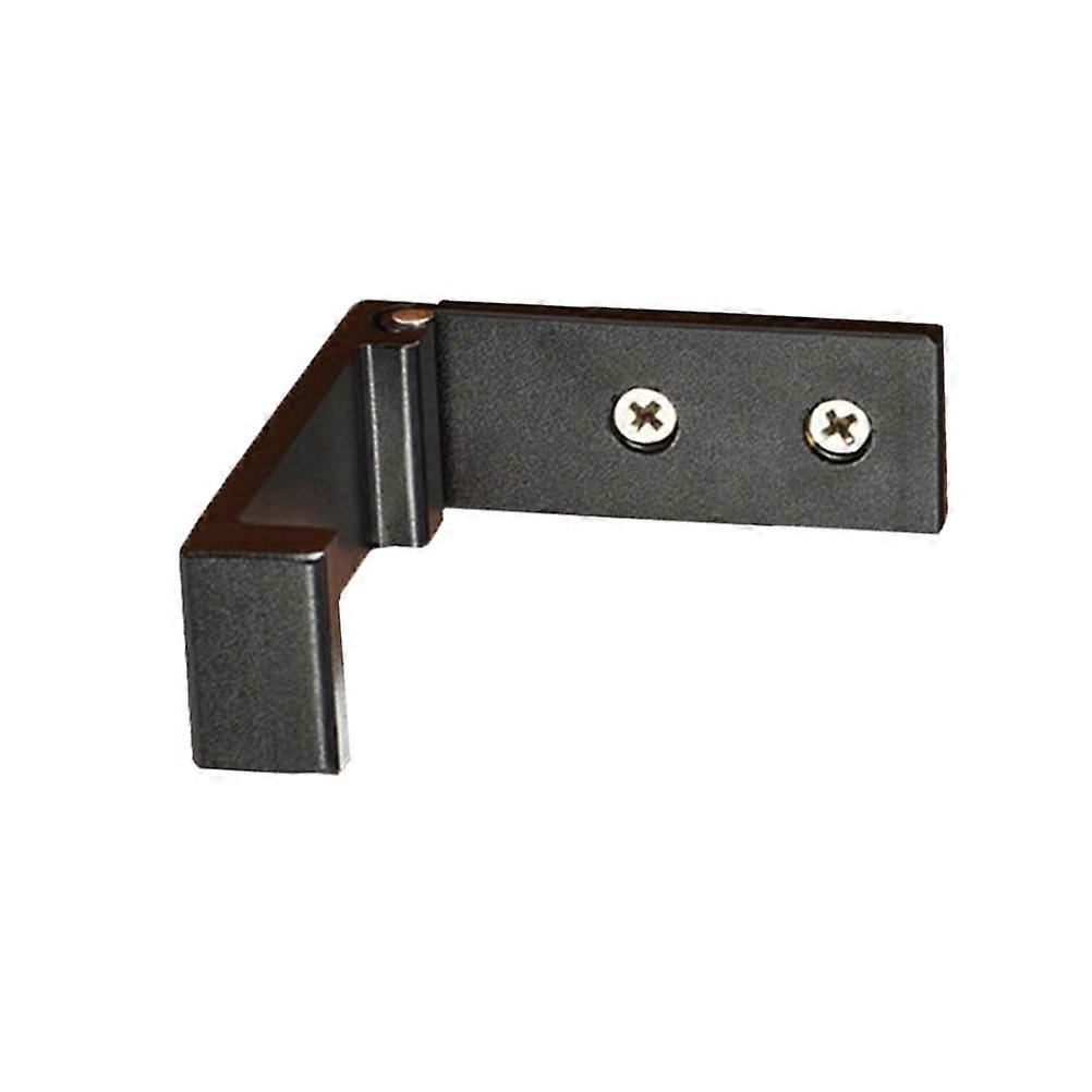 Closet Hooks Foldable Alloy Coat Hook with Screws 1Pcs Black