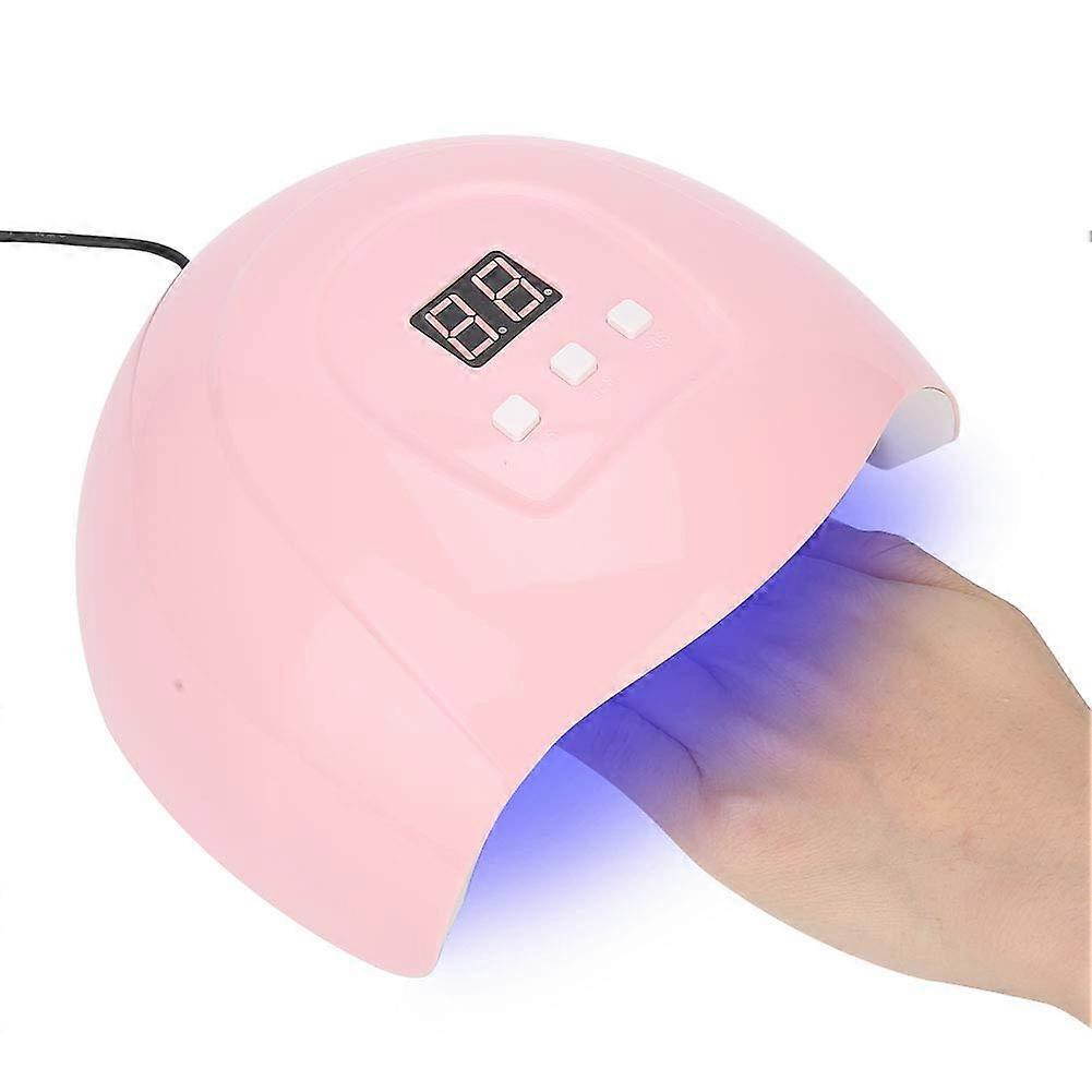 54W LED UV Nail Lamp for Gel Polish with Smart Hand Sensor and Multiple Timer Modes