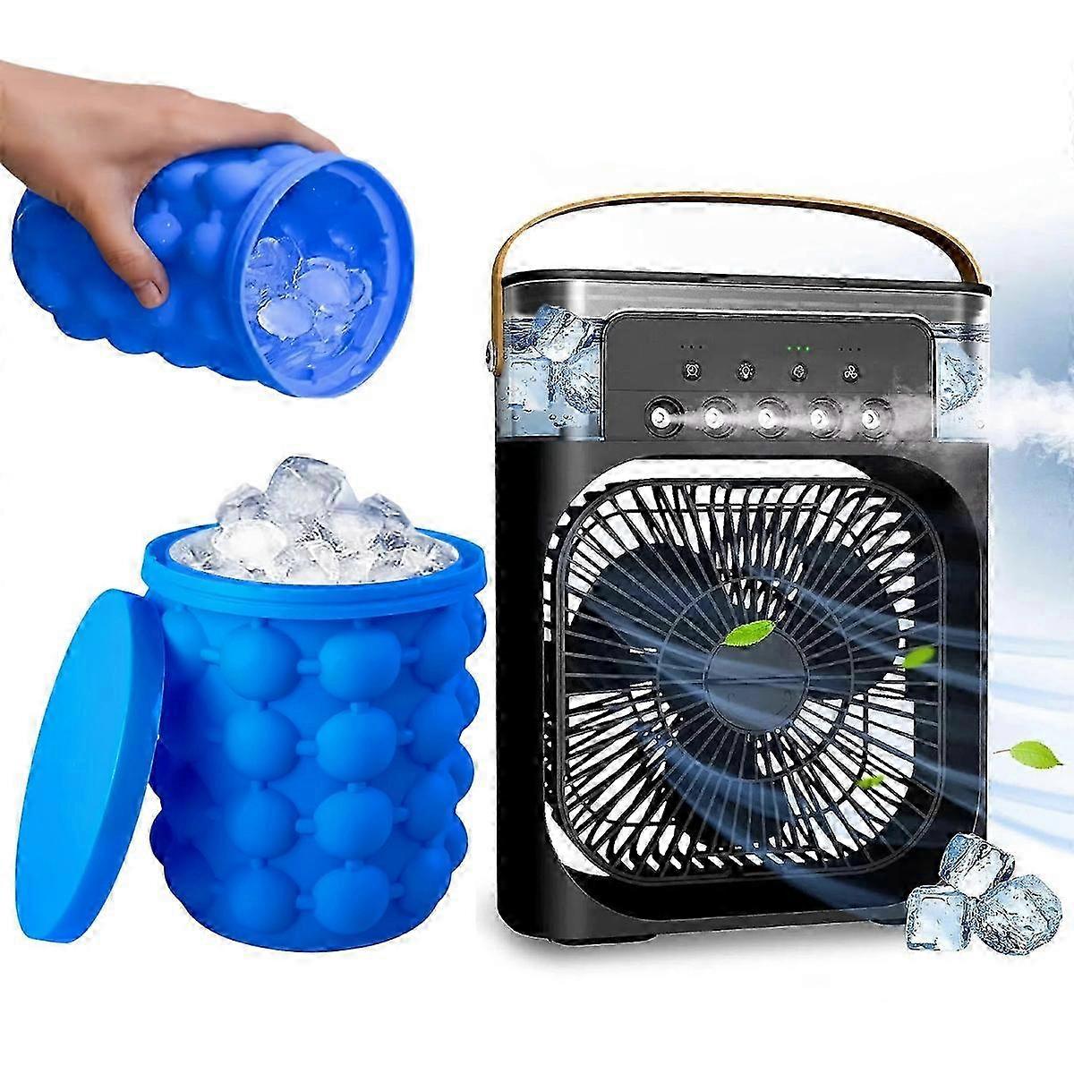 Coldeez Cooling Portable Air Conditioner Cooling Fan Set