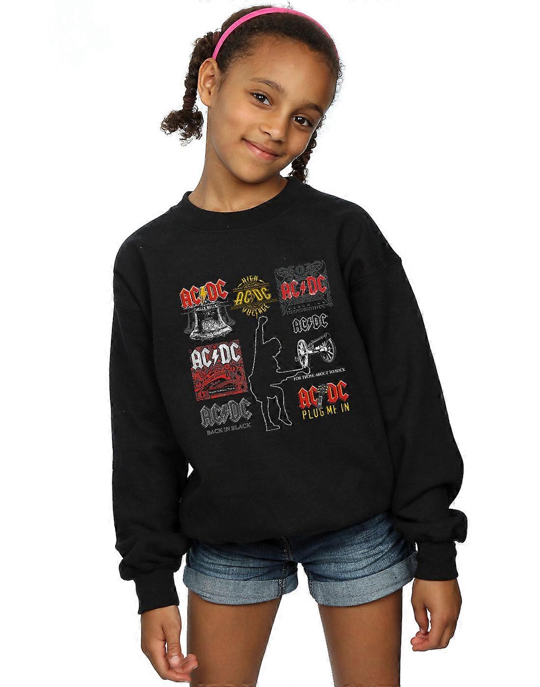 AC / DC Jenter Kunst Samling Sweatshirt