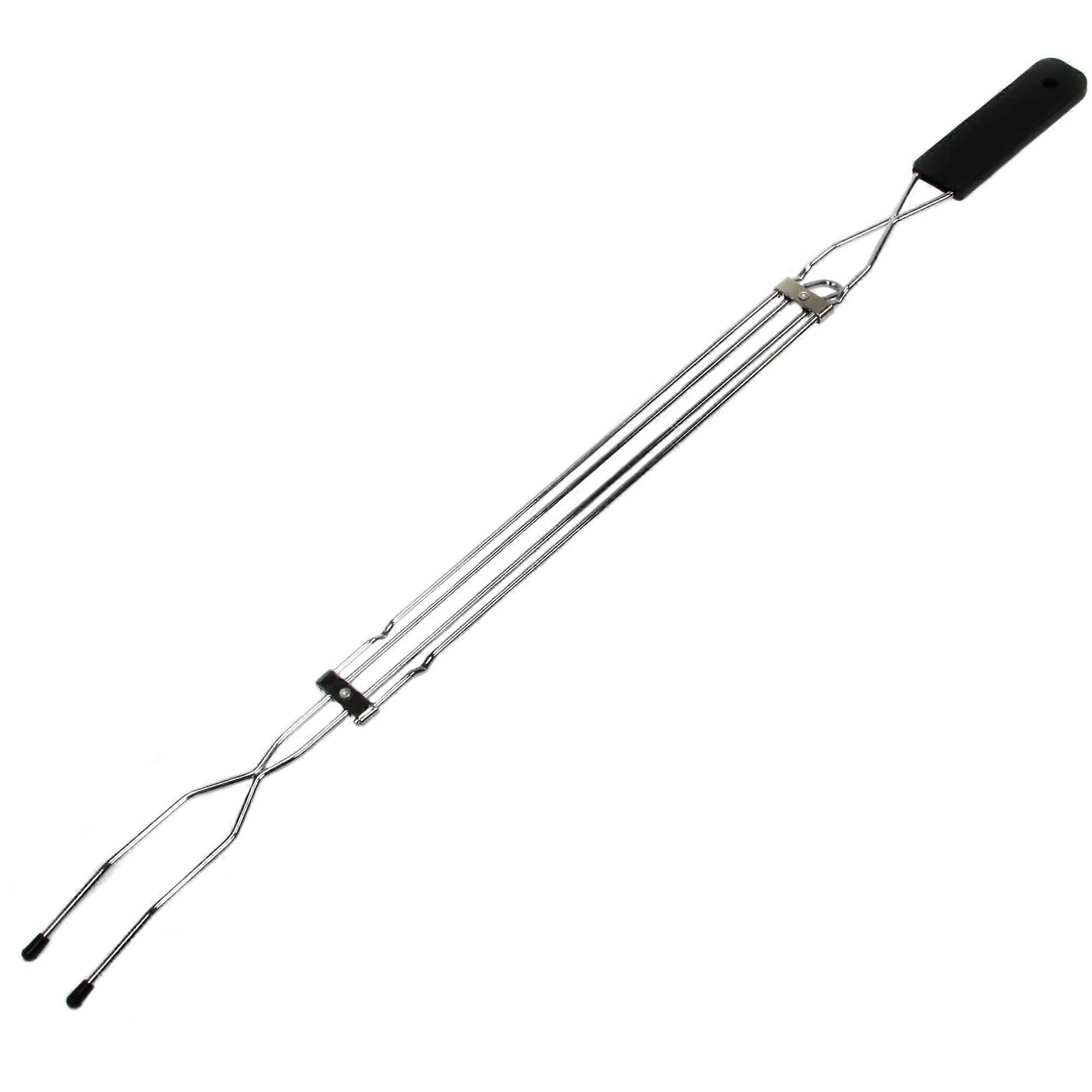 Marshmallow Roasting Sticks 31 Inch Extra Long Telescoping Campfire Cooking Fork Durable Metal