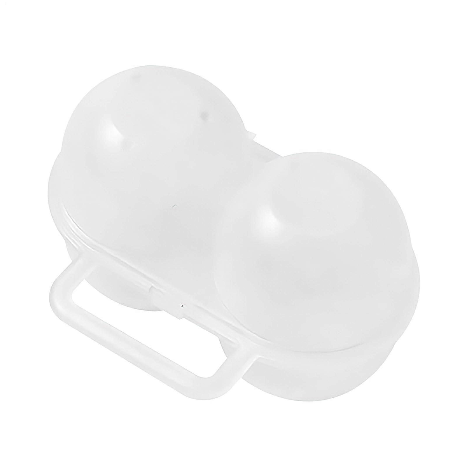 Portable Egg Container with Shock Resistant Design, 2 Grid Storage Case for Camping and Travel