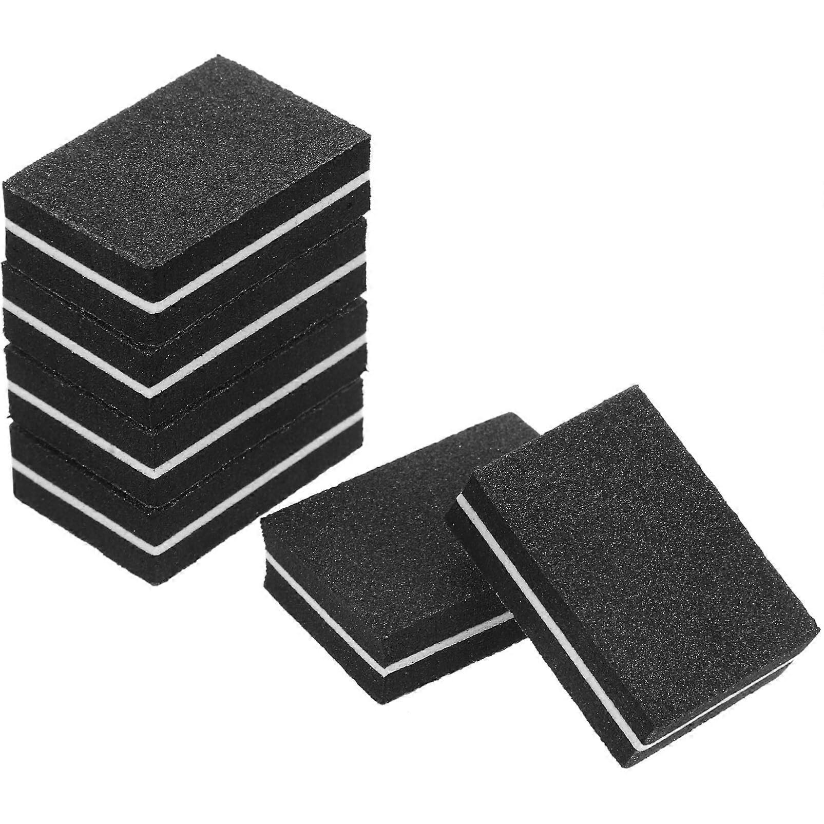 50pcs DualSided Sponge Nail Buffer Blocks for Manicure and Pedicure, Compact Reusable Design