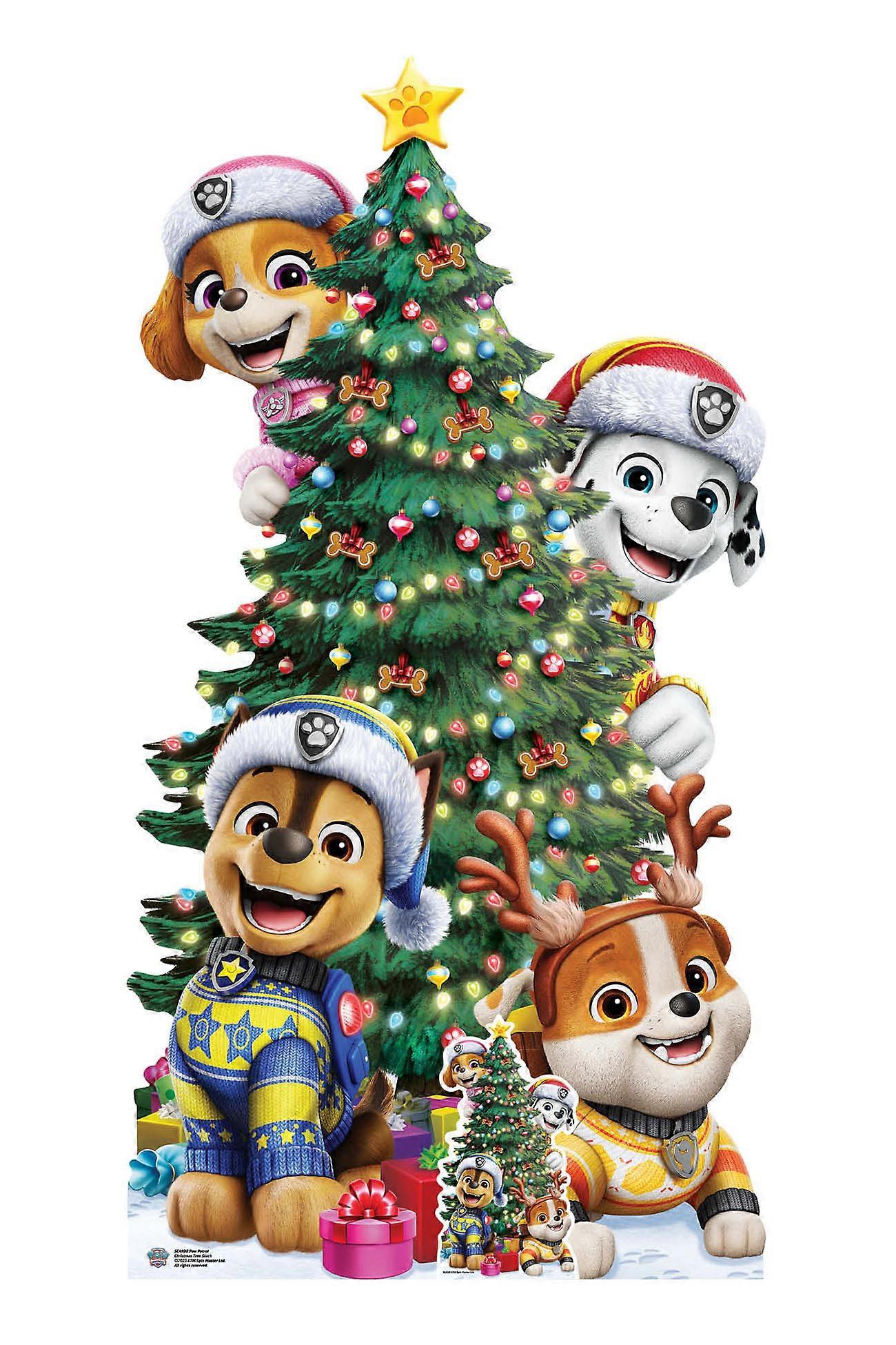 Paw Patrol Christmas Tree Stack Cardboard Cutout Official Standup