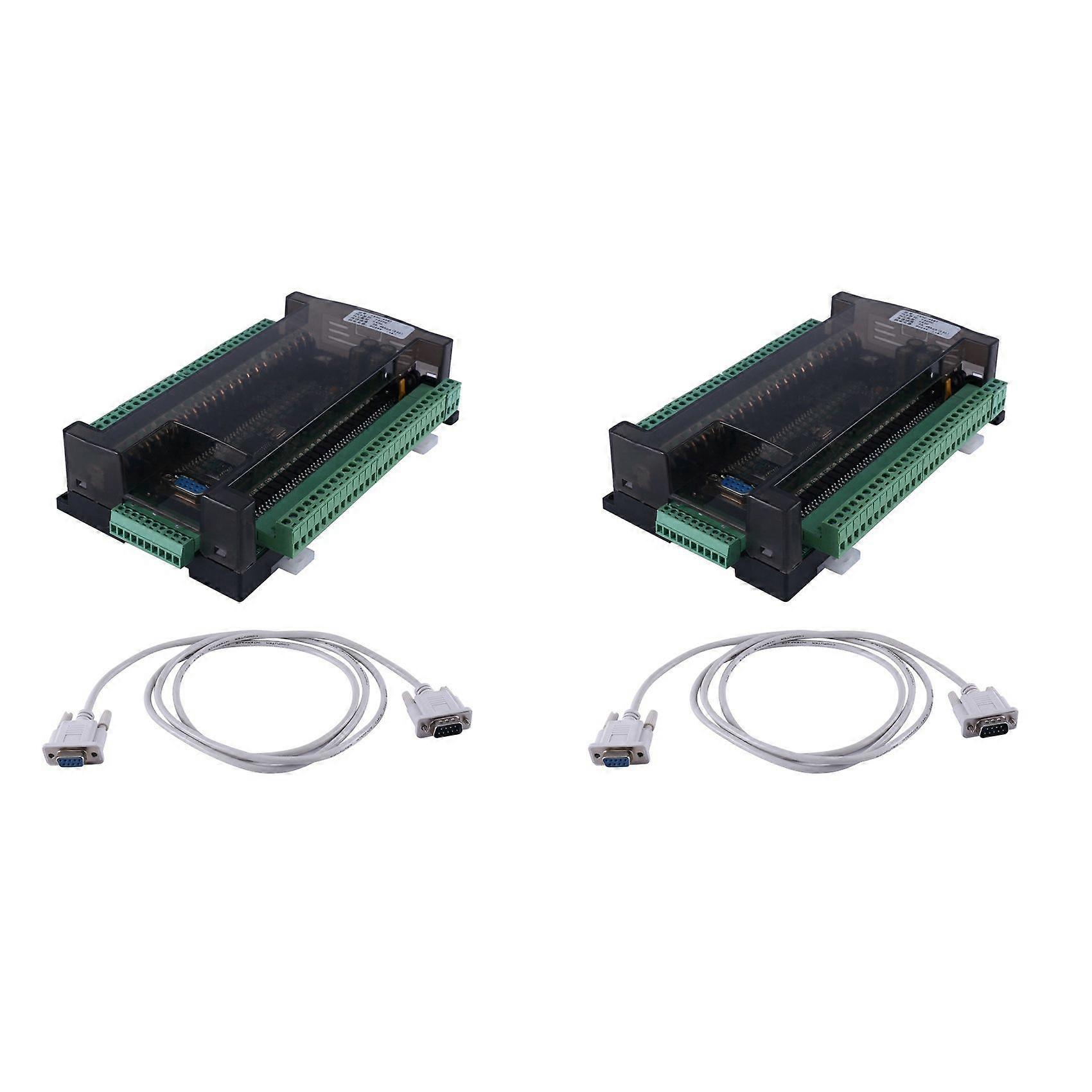 2X LE3U FX3U 48MT RS485 RTC(Real Time Clock)24 Input 24 Transistor Output 6 Analog Input 2 Analog Output Plc Controller