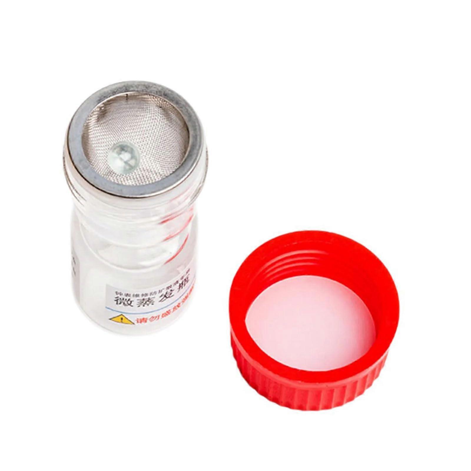 Laboratory Glassware 7066 Tiny Evaporation Bottle Corrosion Resistant for Precision Liquid Handling Red