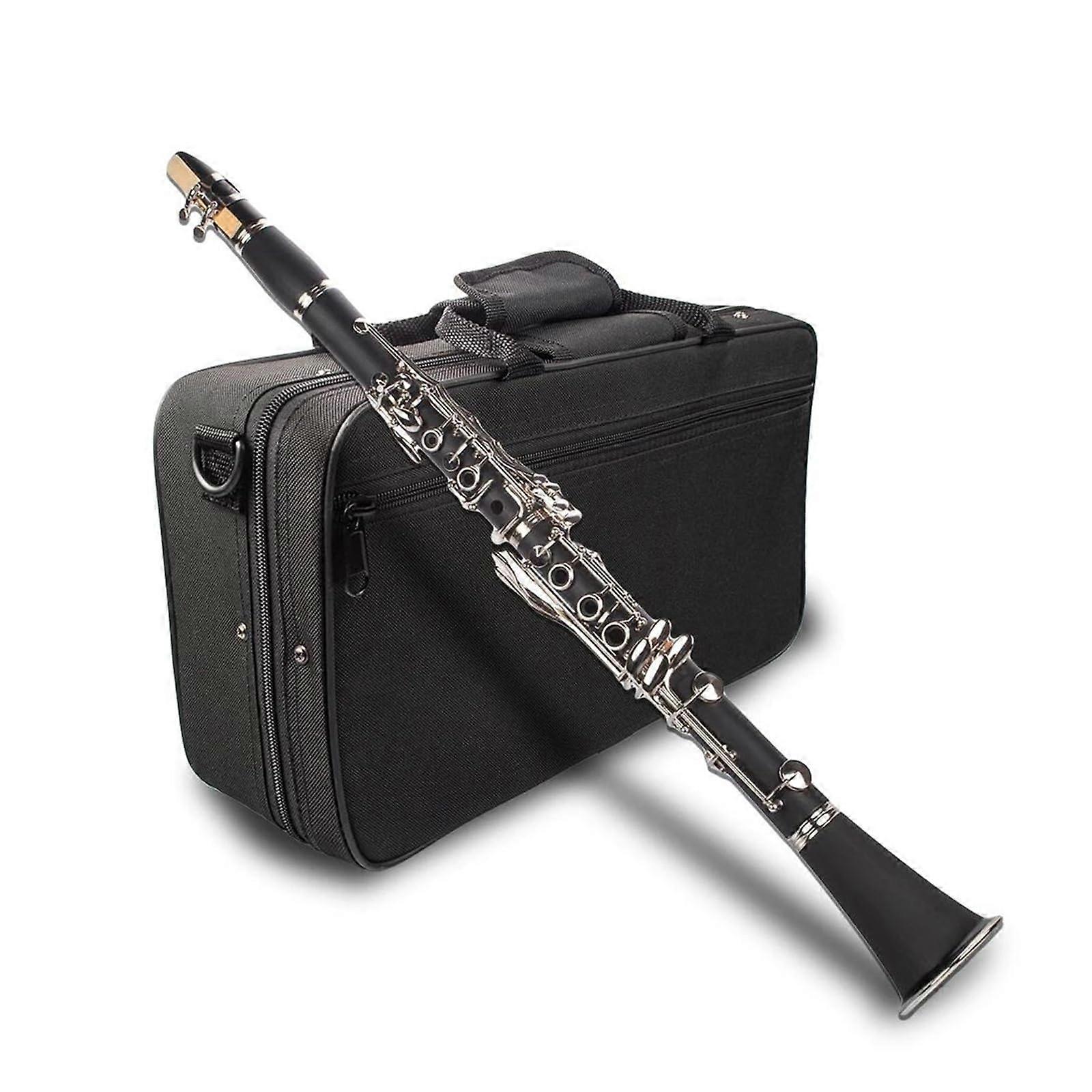 Professional Bb Clarinet 17 Key Set for Beginners with Clear Expressive Tone and Durable Performance Body