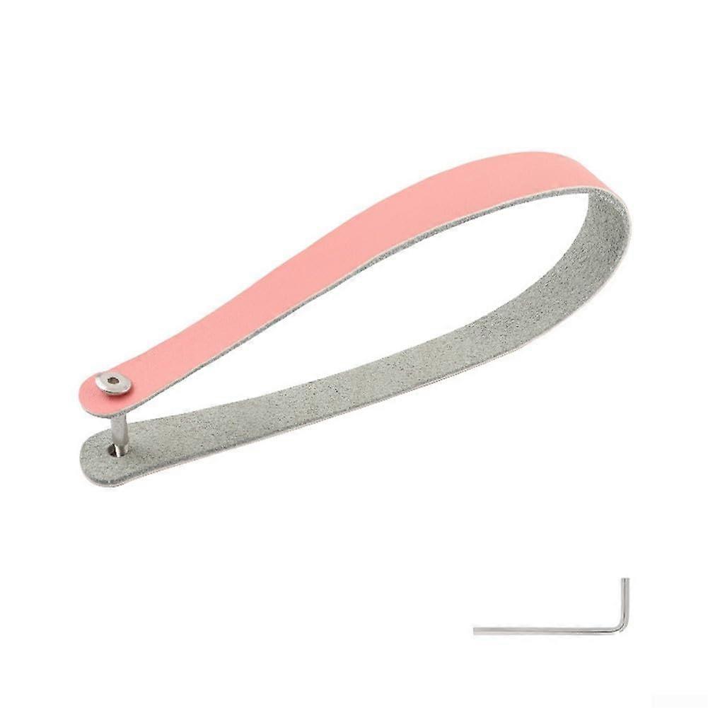 Front Bag Quick Release Strap with Steel Pull Ring, Pink Handle for Brompton Folding Bike