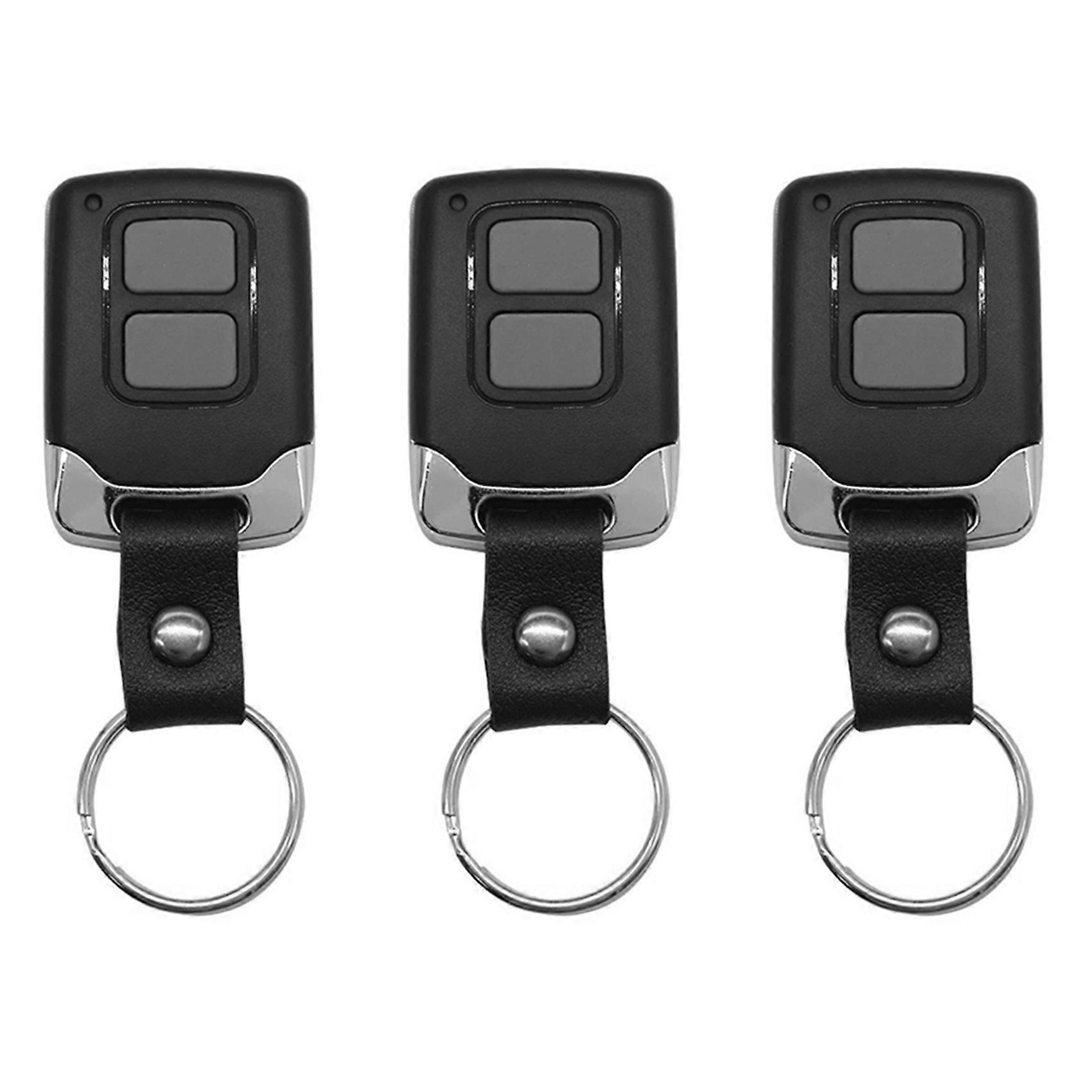 3X 433Mhz Garage Copy Remote Control 2 Keys Duplicator Door Commands Opener Electric Clone Fixed Code Access Gate B