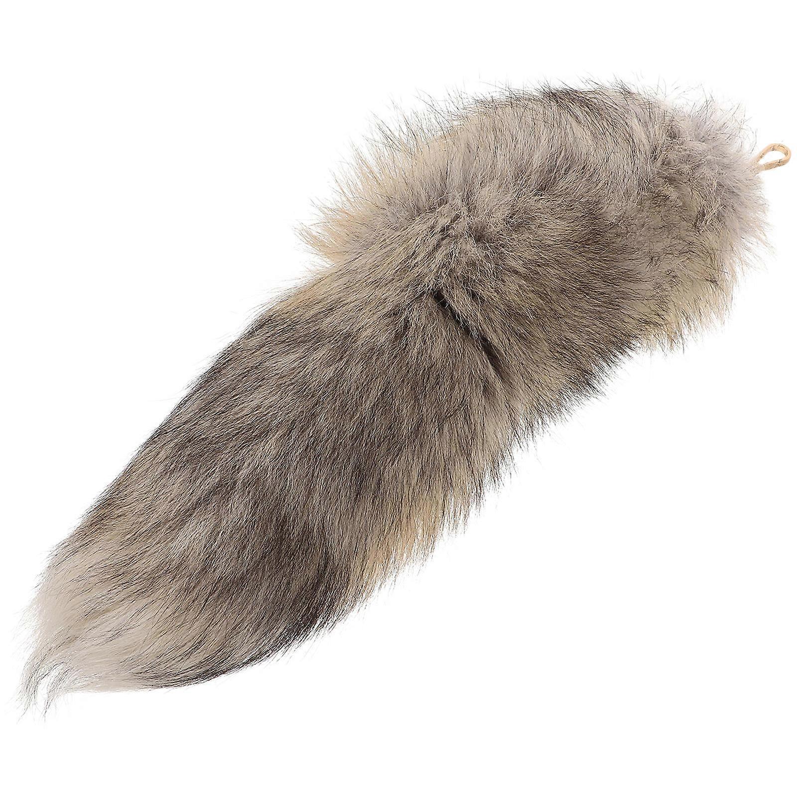 Plush Tail Pendant Keychain for Pet Use