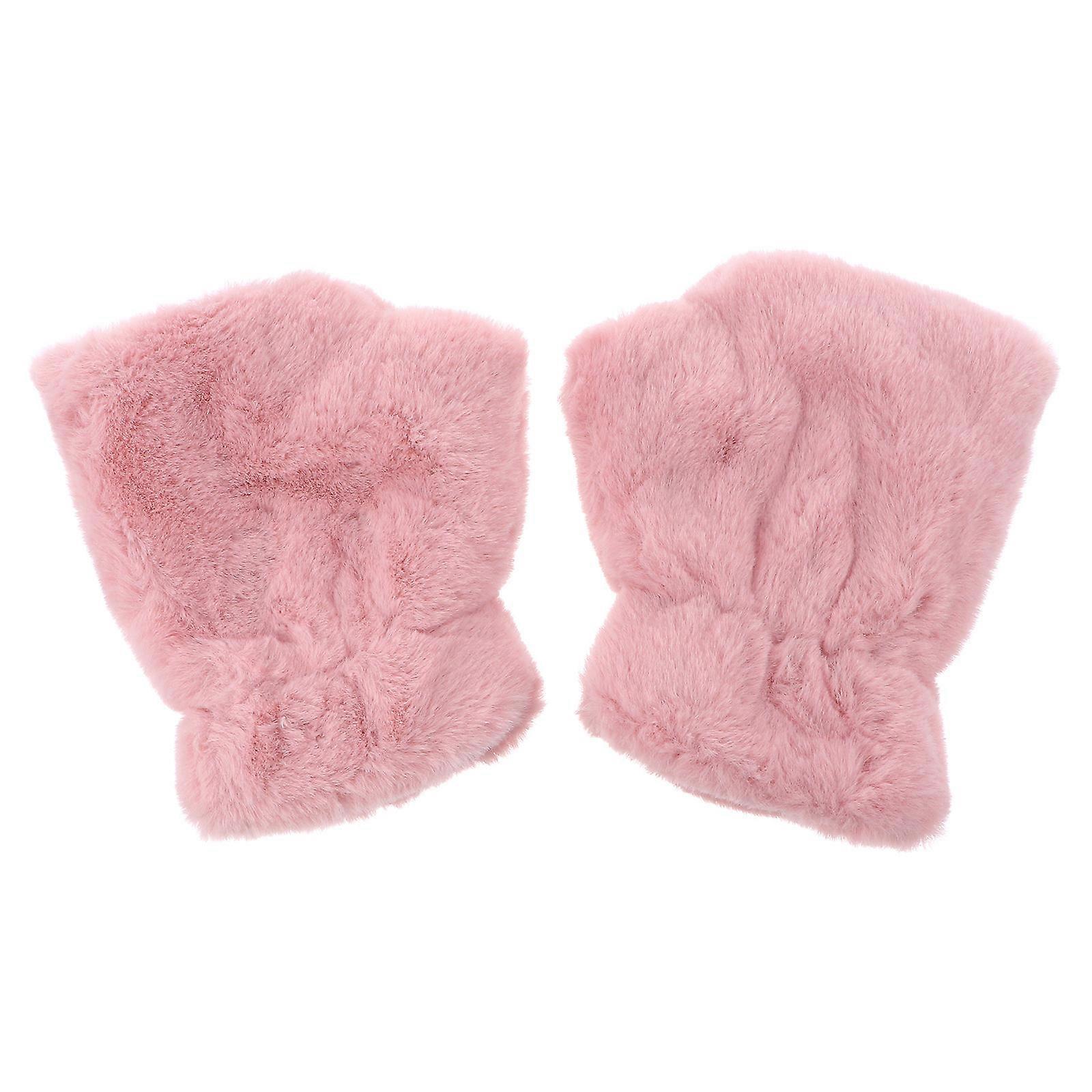Chic Design Mittens Hands Pink Size 16x14 Cm 1 Pair