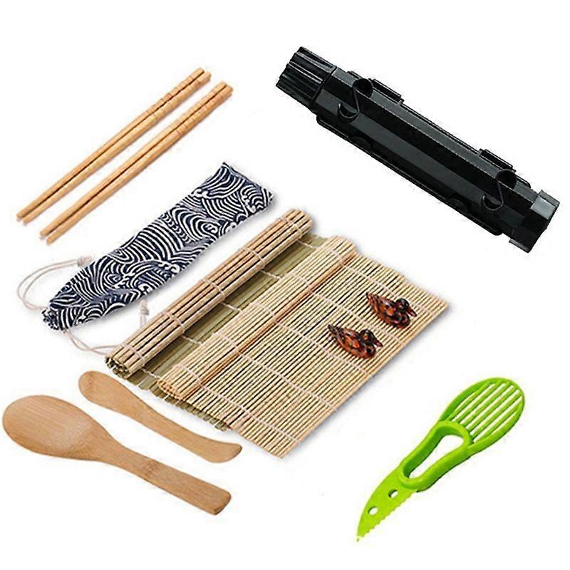 1Set of Sushi Maker Set Sushi Mold Roller Vegetable DIY Kitchen Tool