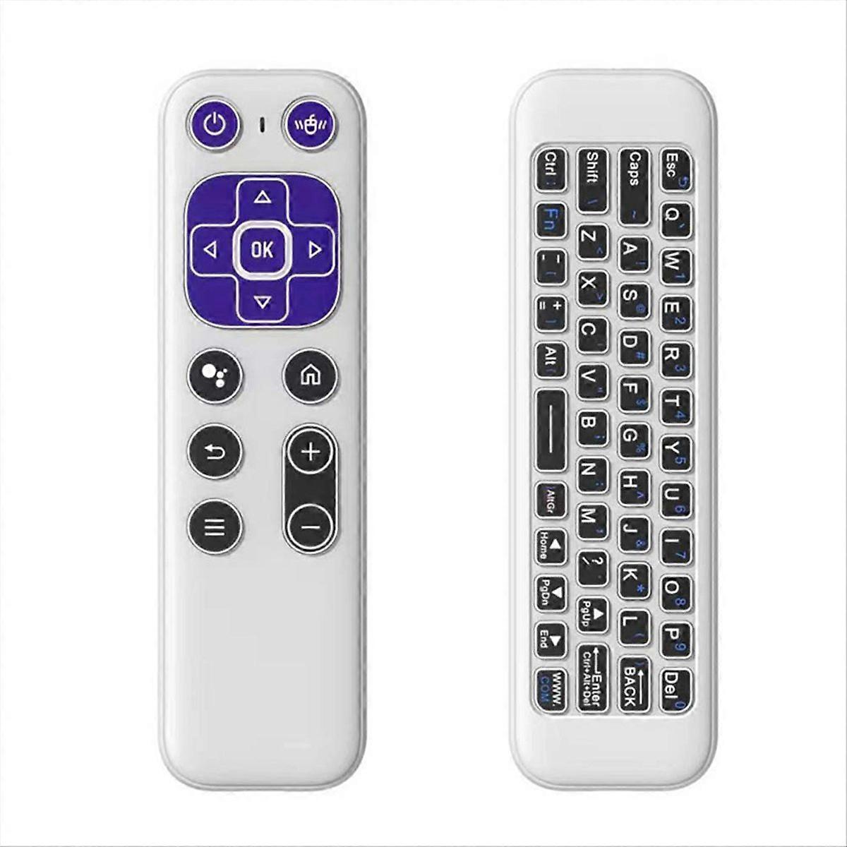 T6 Bluetooth Remote Control 2.4G Bluetooth Dual Mode Air Mouse White