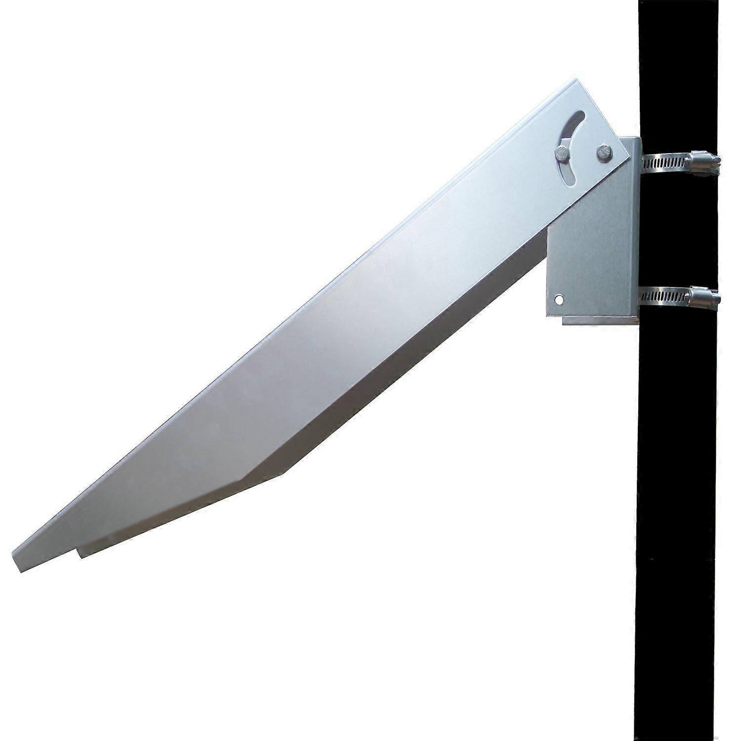 Solar Panel Pole Mount Kit Adjustable Single Arm Brackets for 5W50W Universal Panel Installation