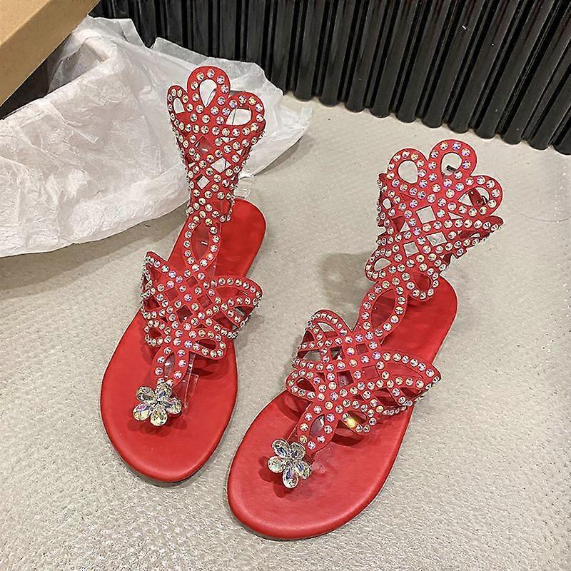 Women's Summer Rhinestone-Embellished Versatile Sandals