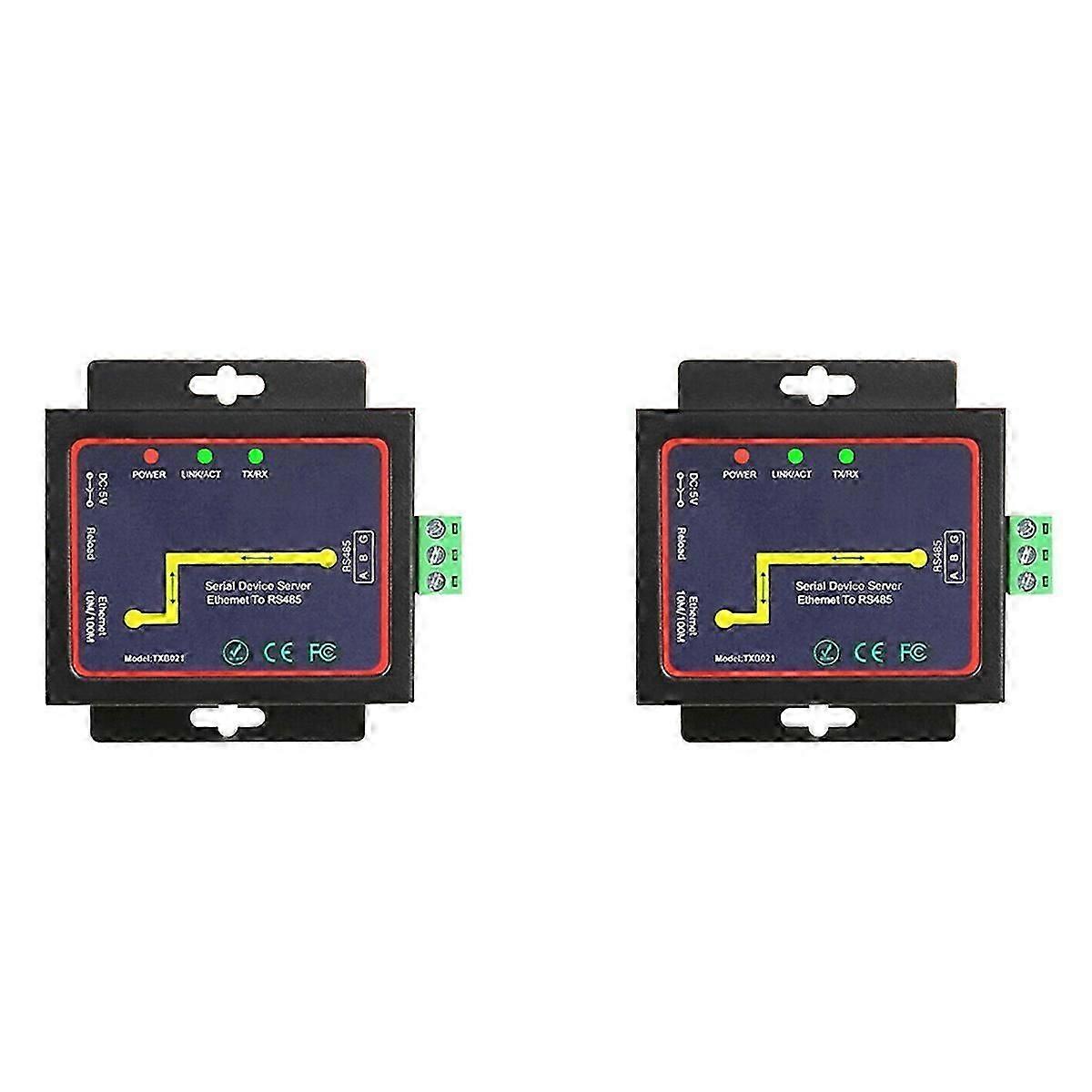Rs485 To Ip Converter Ethernet Communication Converter(Eu Plug)