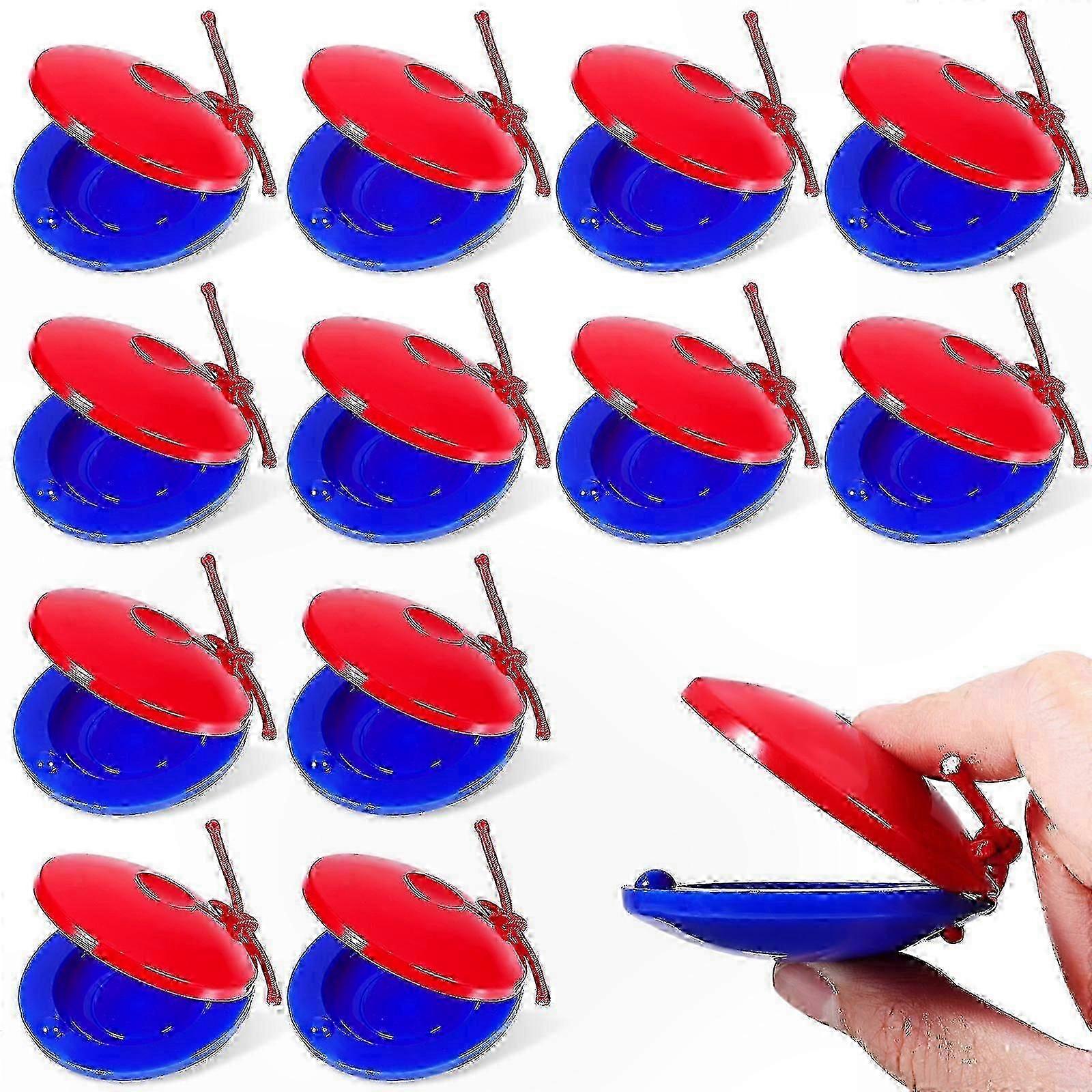12-Pack Small Musical Castanets compatible Fun and Learning Activities