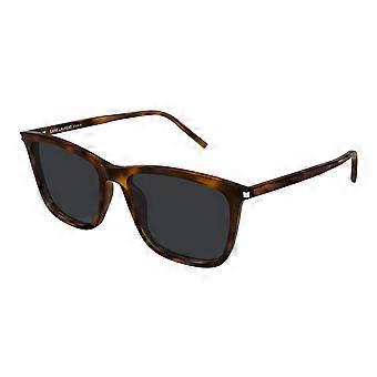 Saint Laurent SL 851 003 Full Rim Tortoise Unisex Square Sunglasses UV3 Original