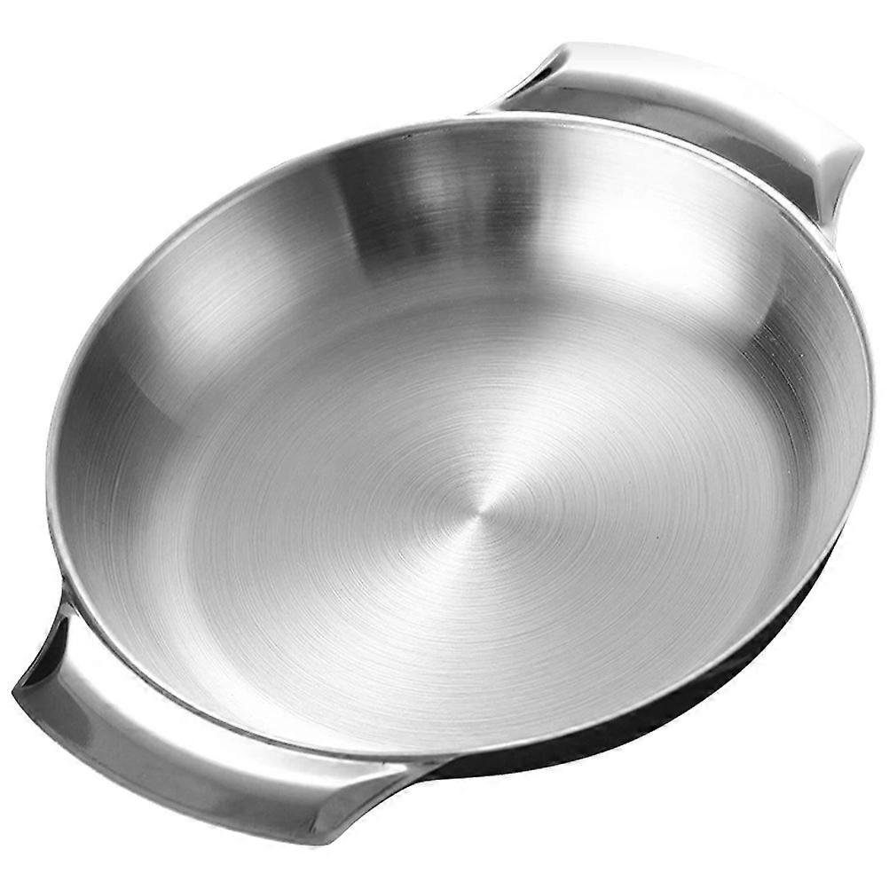 Household Stainless Steel Pan Double Handle Multi-Function Cooking Pot