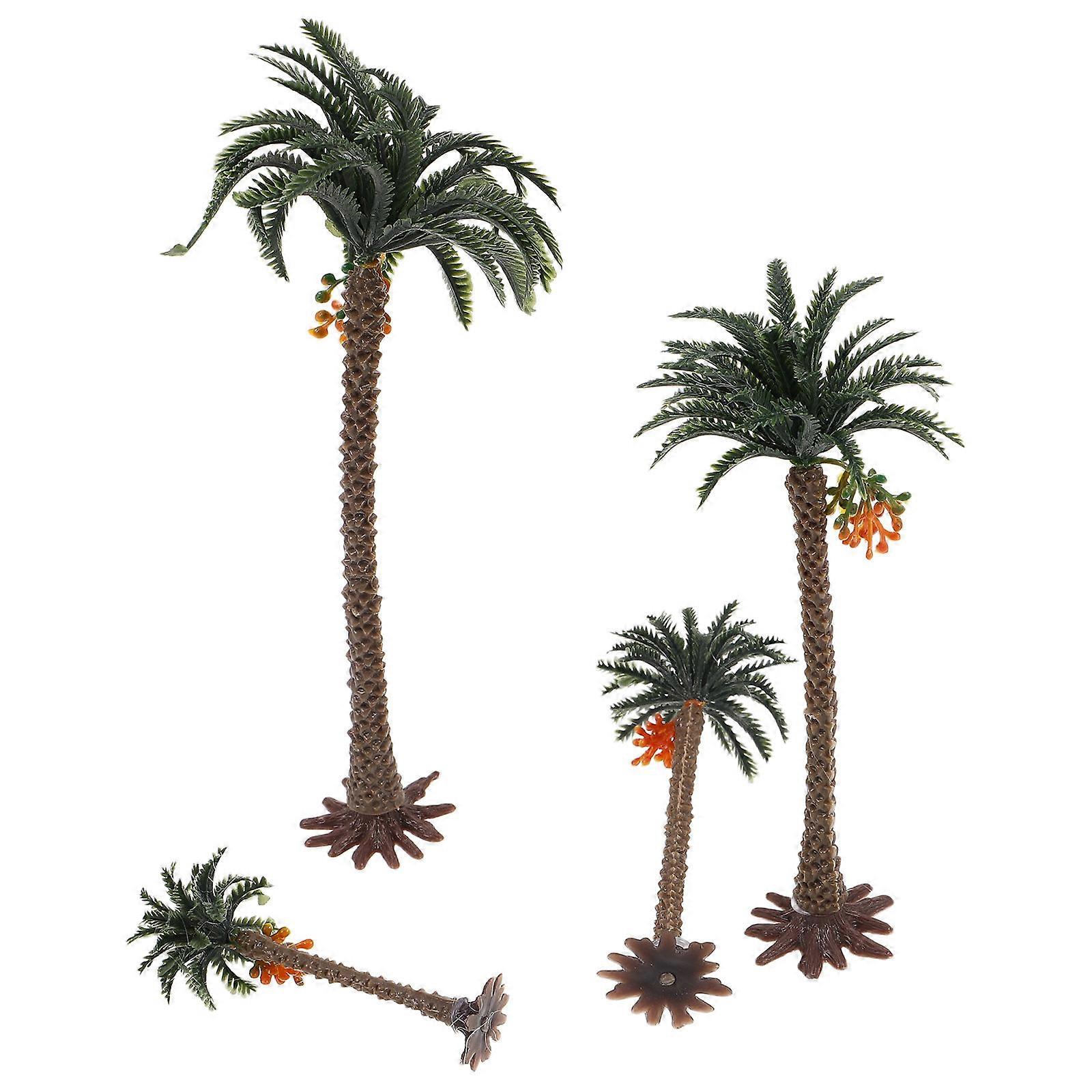 Sand Table Miniature Coconut Tree Model 16Pcs for Decorative Use