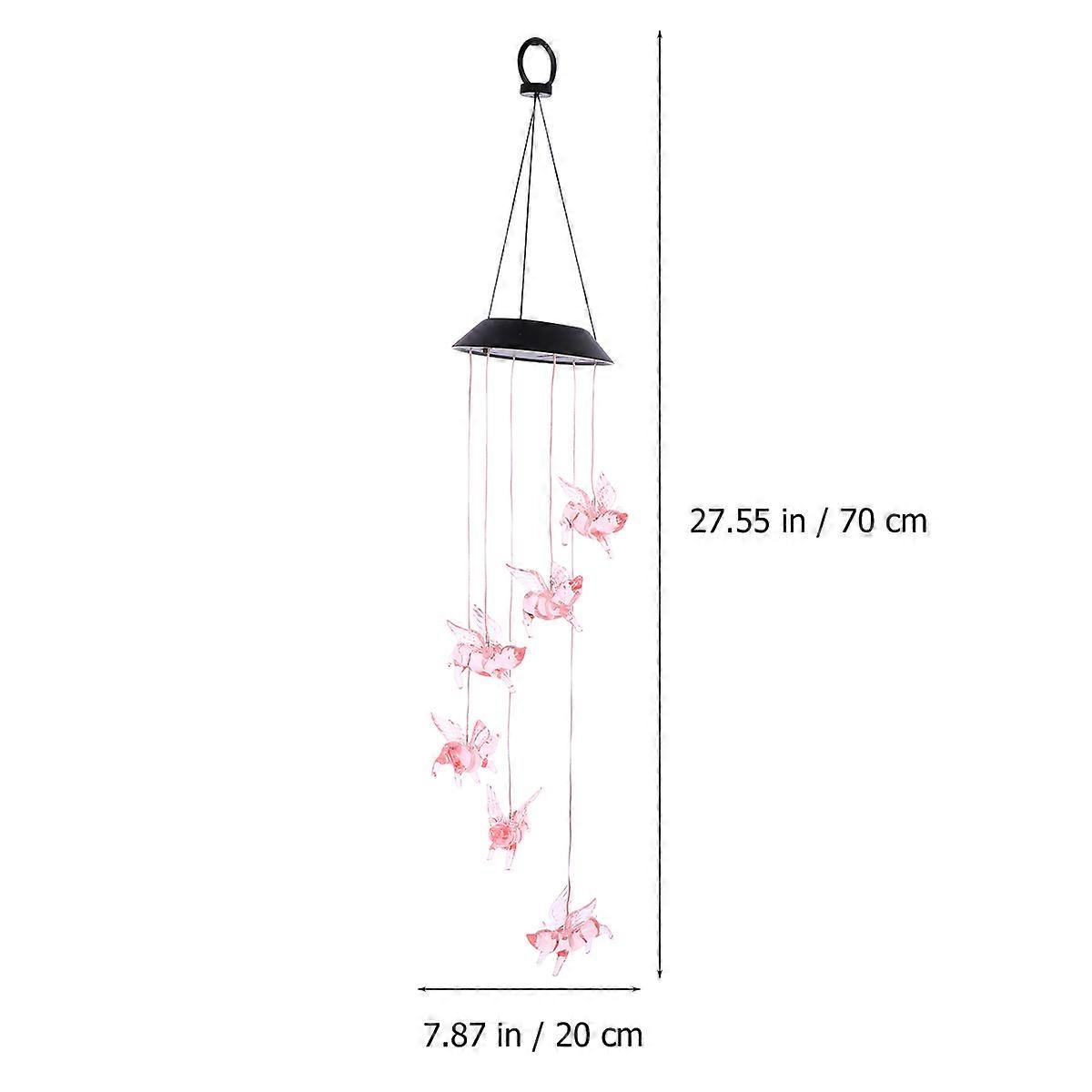 Solar Powered Light Wind Chime Light for Decoration 1Pcs