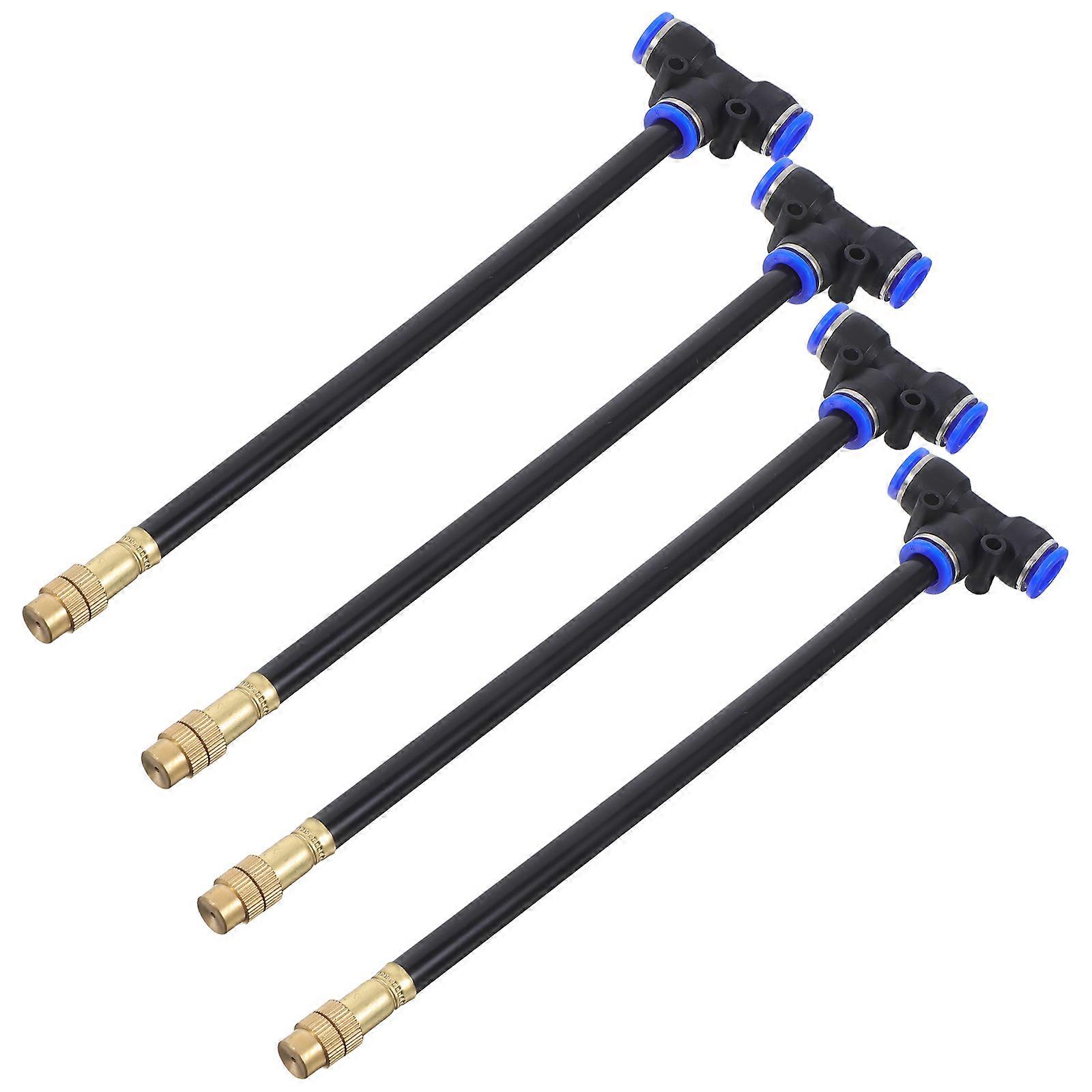 Copper Atomizing Nozzle for Humidifying 4Pcs Rotatable Brass Mist Spray Nozzles