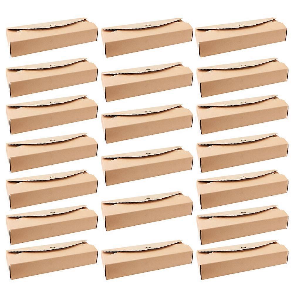 Paper Macaron Box 4-Cavity Cranberry Cake Packaging Box Containing 40Pcs
