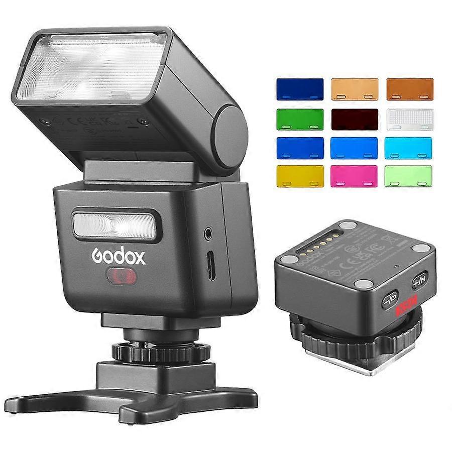 【Nouveau】 Flash pour appareil photo Godox iT32 iFlash et déclencheur de flash sans fil TTL X5 avec filtres de couleur magnétiques MA02