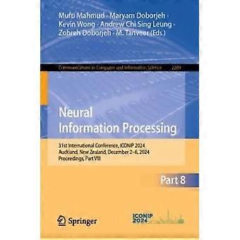 Neural Information Processing 31st International Conference Iconip 2024 Au - Springer Nature B.V - Paperback - en Book