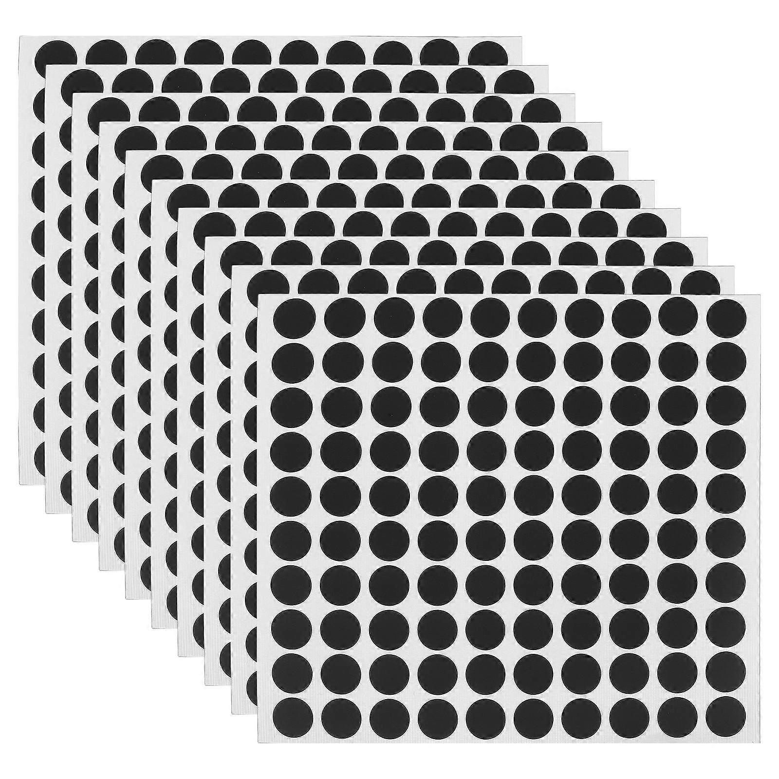 LED Cover Sticker Light Blocking Stickers for Sleep 10 Sheets Black
