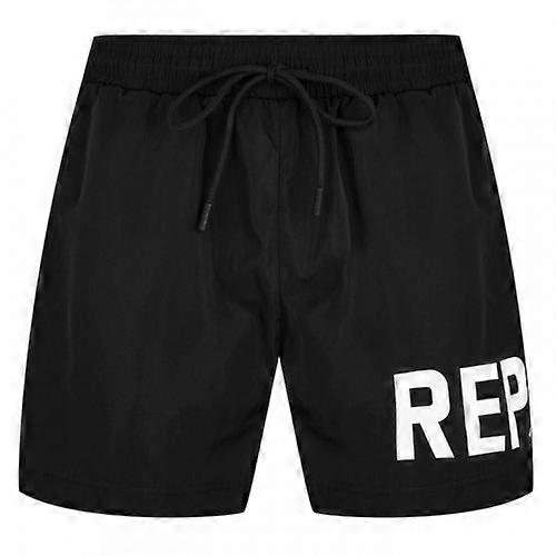 Replay Herren Badehose aus Polyester mit Textlogo