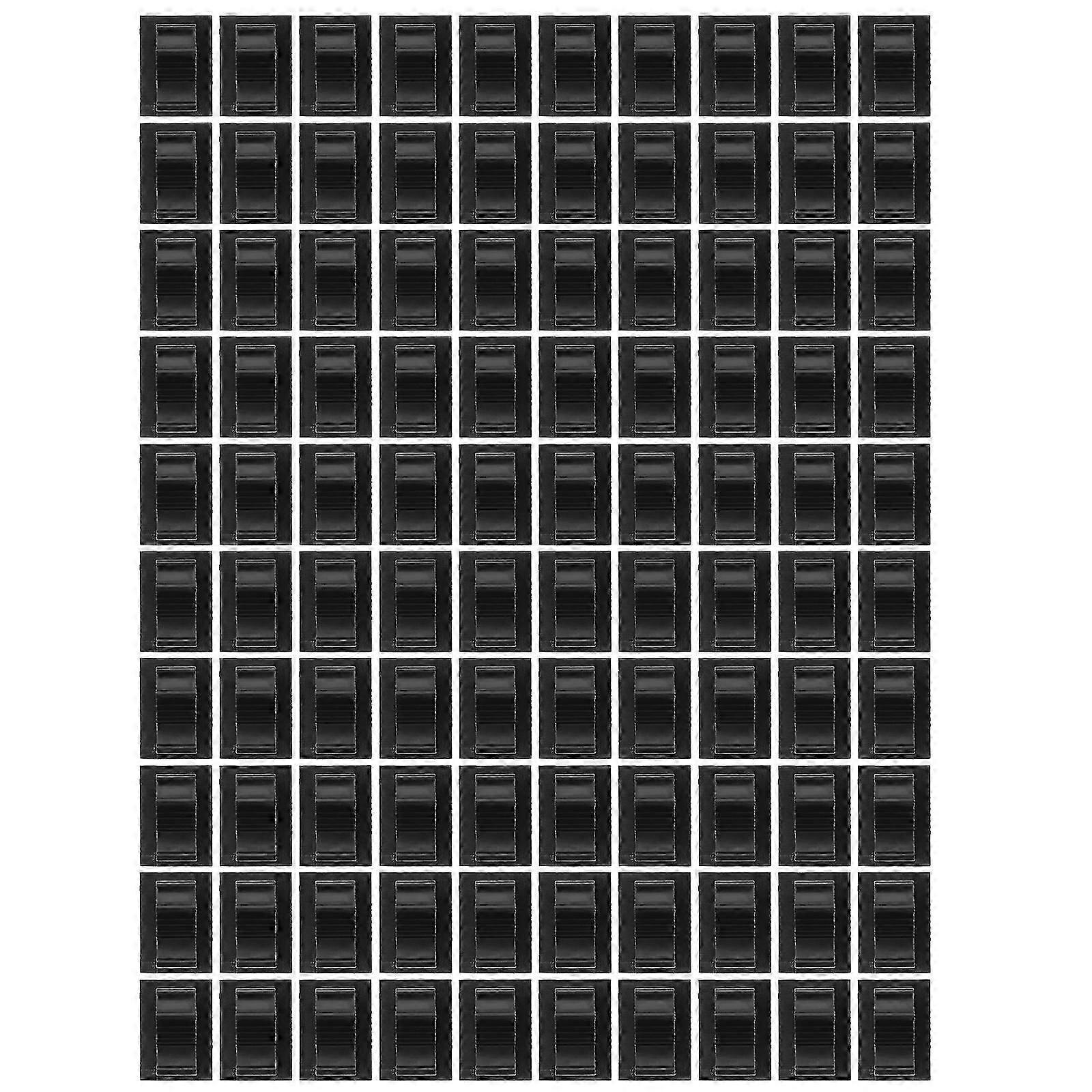 100pcs Cable Fixing Buckle Adjustable Cable Clamp Self-adhesive Cable Clamp