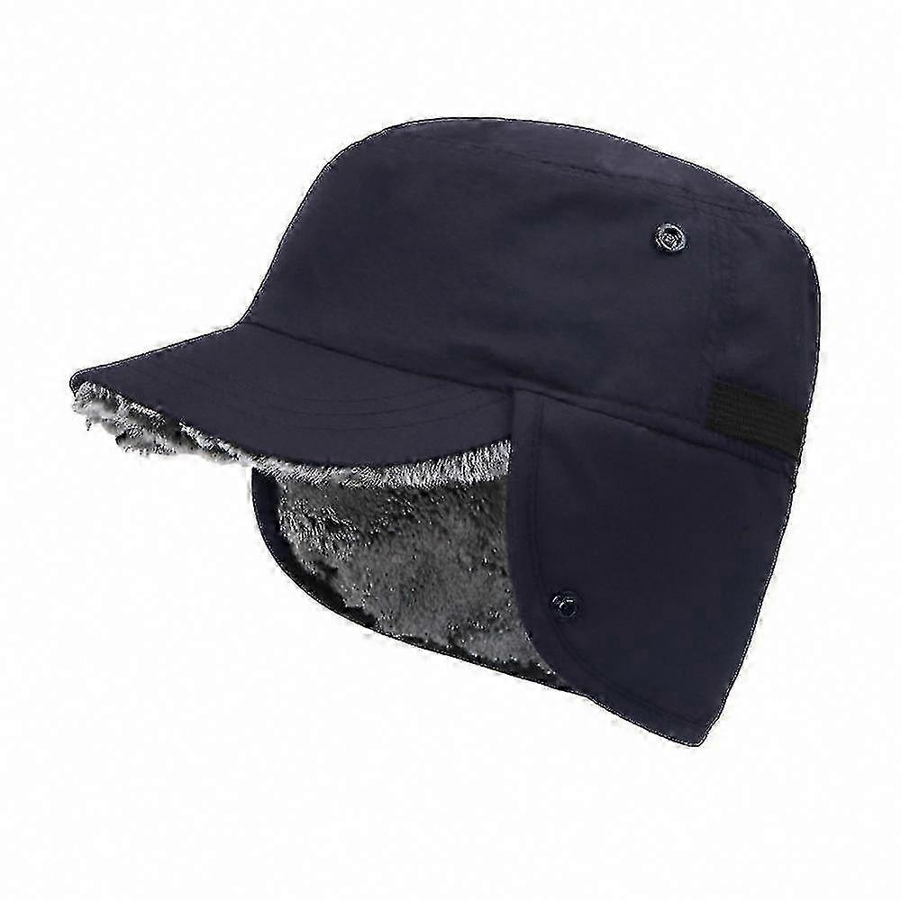 Winter Warm Ear Flaps Hat Peaked Cap Basecap Trapper Waterproof Unisex