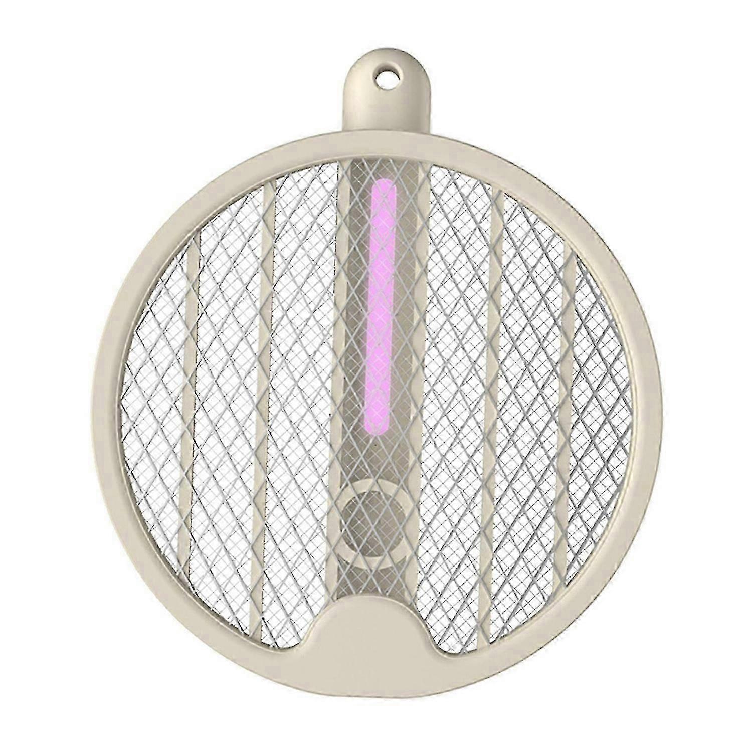 Rotating Folding 3000 Volt Electric Fly Swatter Green
