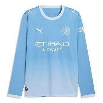 2026-2027 Man City Home Long Sleeve Shirt