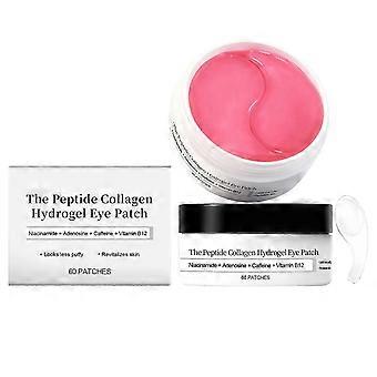 60pcs Under Eye Mask for Women, Peptide Collagen Hydrogel Eye Patch Anti-Aging Fights Fine Lines for Puffy Eyes and Dark Circles