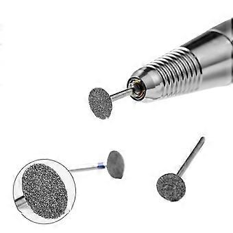 Nail Diamond Metal Drill Bits Disc Bit For Dead Skin Callus Electric Foot File Callus Remover Shaft For Nail Salon Grinding Head