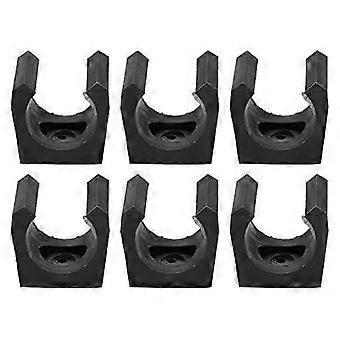 Pool Cue Clamp, Set of 6 Plastic Billiard Single Stand Mini Rod Storage Accessories Compatible with Pool Games