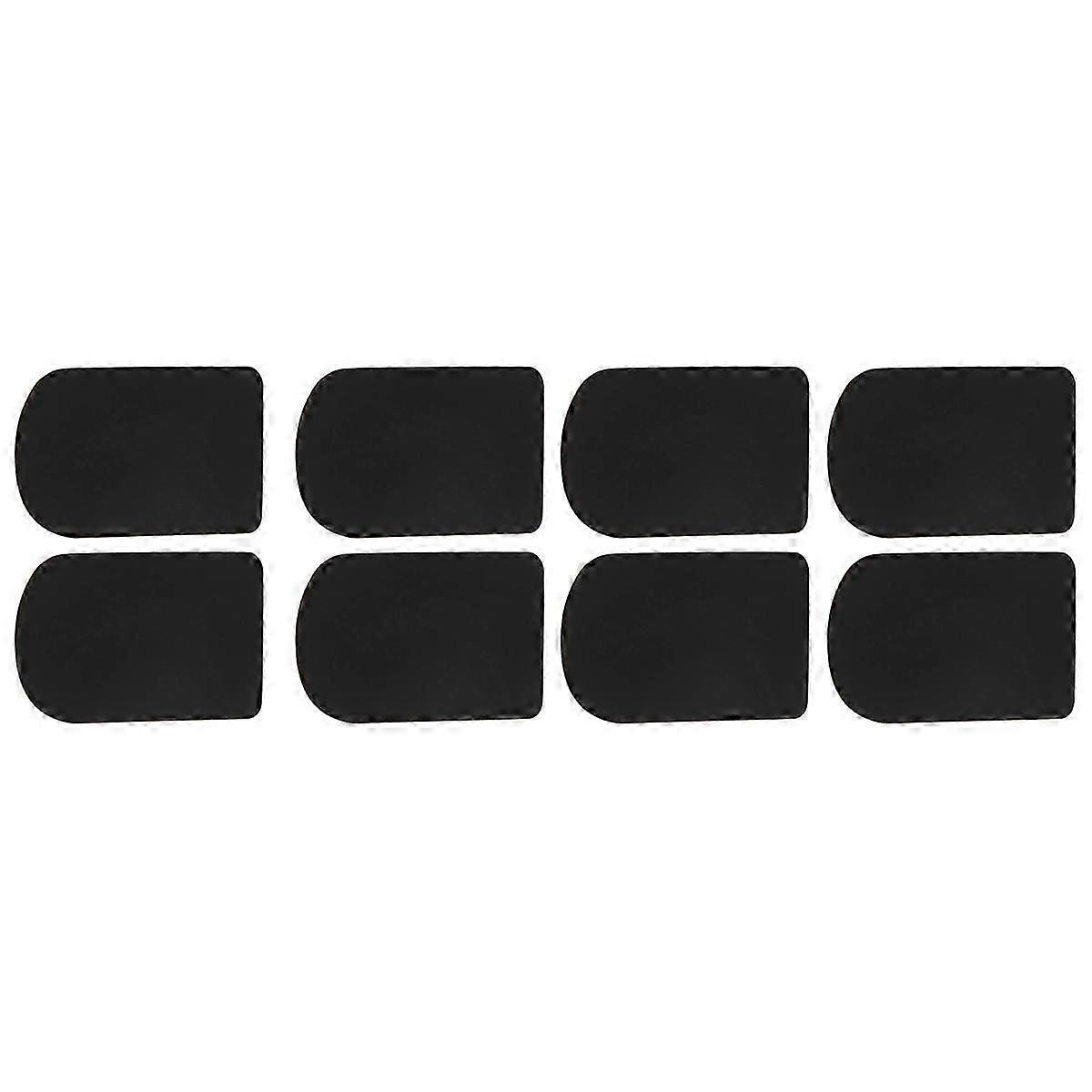 8 stk. klarinett/sopransaksofon saksofon munnstykke patcher puter puter svart --- 0,8 mm